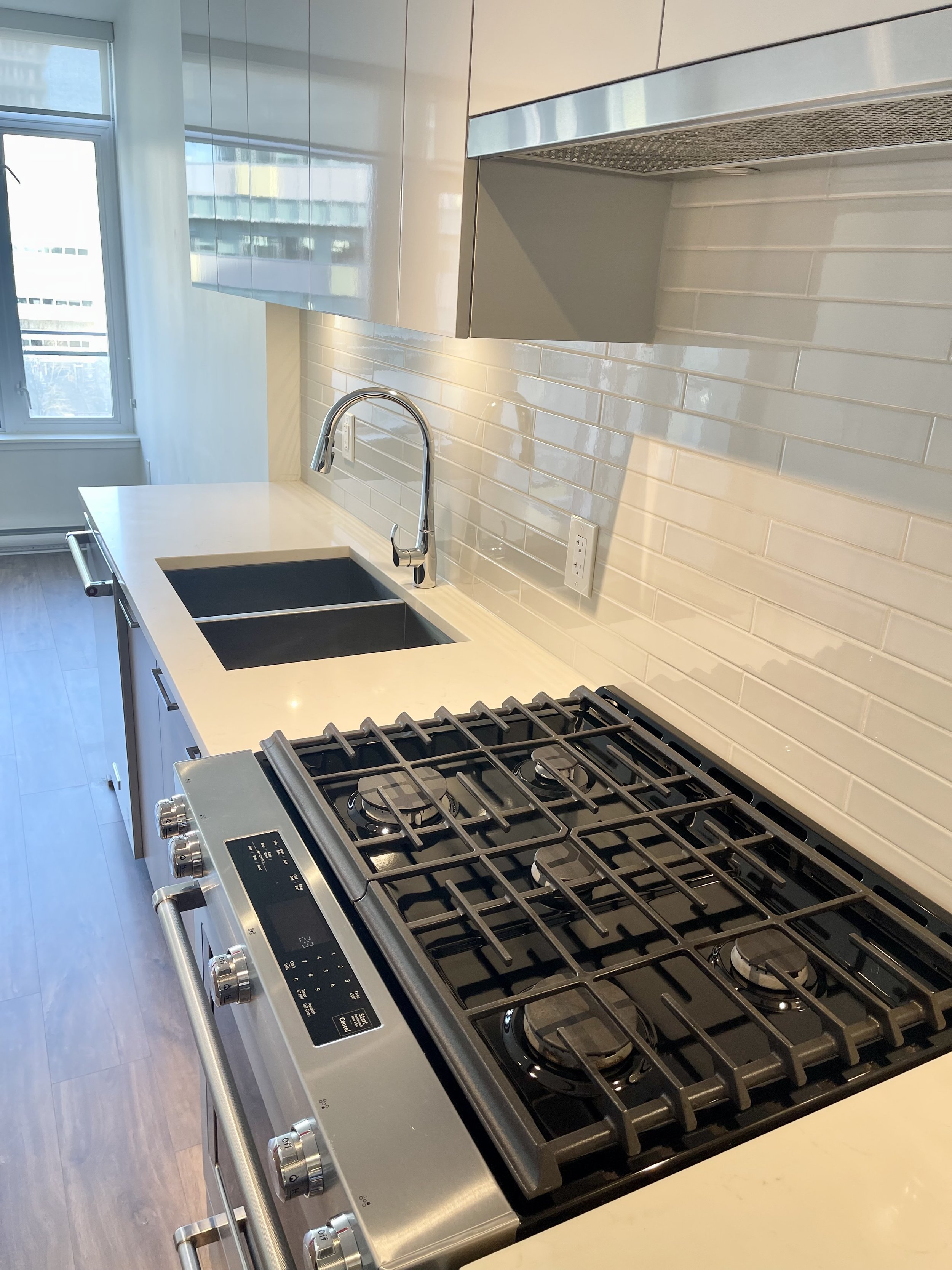 A clean modern kitchen